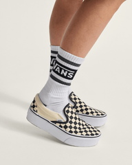 Classic Slip-On Stackform Checkerboard Black/Classic White Shoe | Vans near me