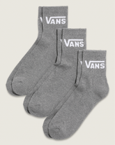 Classic Half Crew Socks 3-Pack in Heather Grey | Vans sale