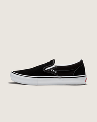 Skate Slip-On Black/White Skate Shoe | Vans outlet