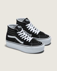 Sk8-Hi Tapered Stackform Black/True White Shoe | Vans sale