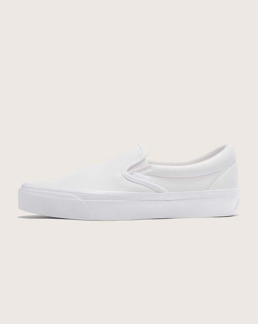 Premium Classic Slip-On Shoe in White | Vans discount