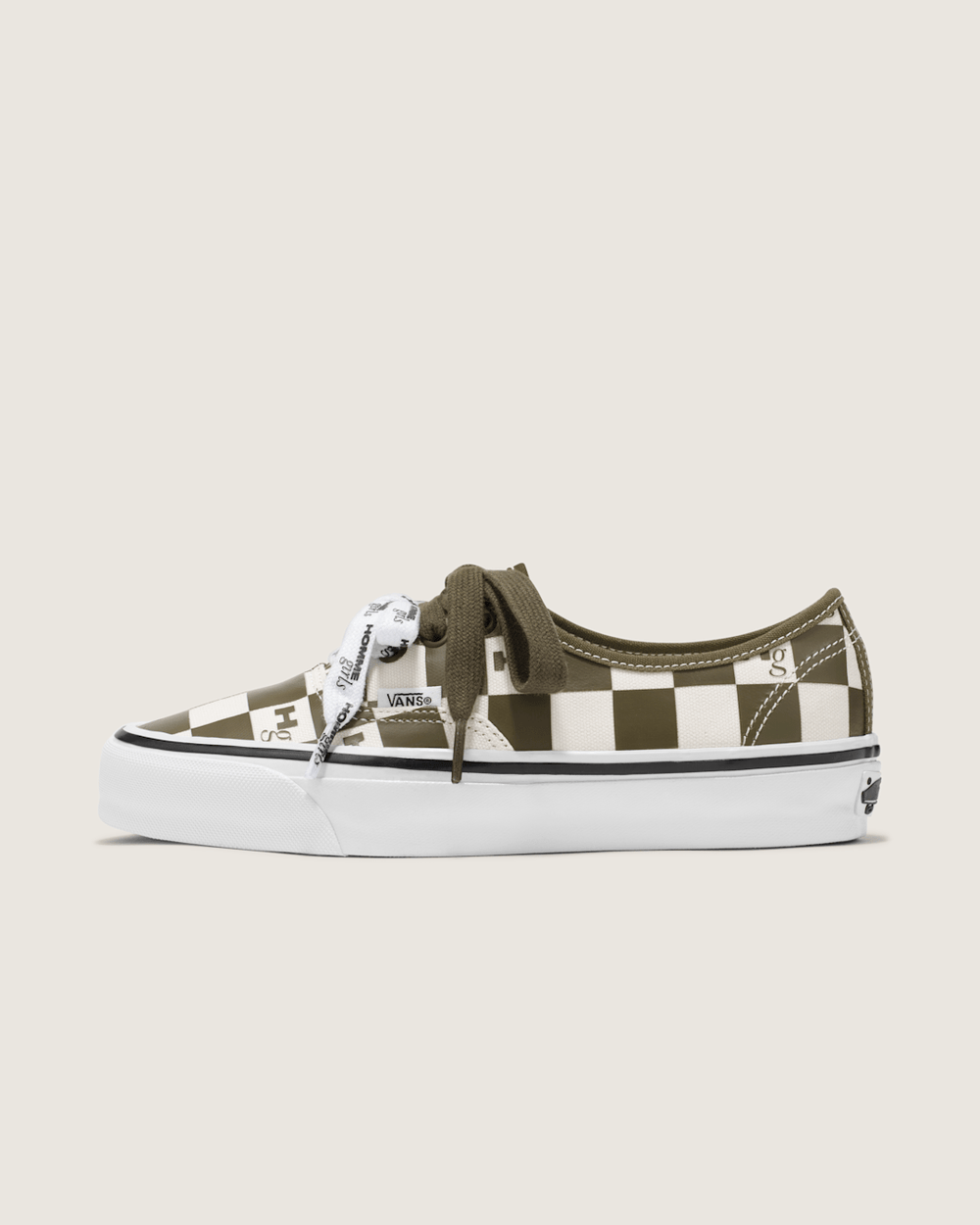 OTW by Vans X HommeGirls Authentic 44 in Checkerboard Military Green | Vans near me