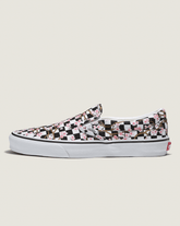 Customs Classic Slip-On Checkerboard Shoe in Cherry Blossom Pink / Black | Vans discount