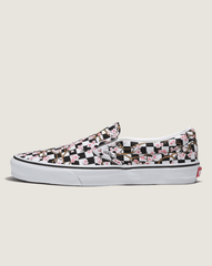 Customs Classic Slip-On Checkerboard Shoe in Cherry Blossom Pink / Black | Vans discount