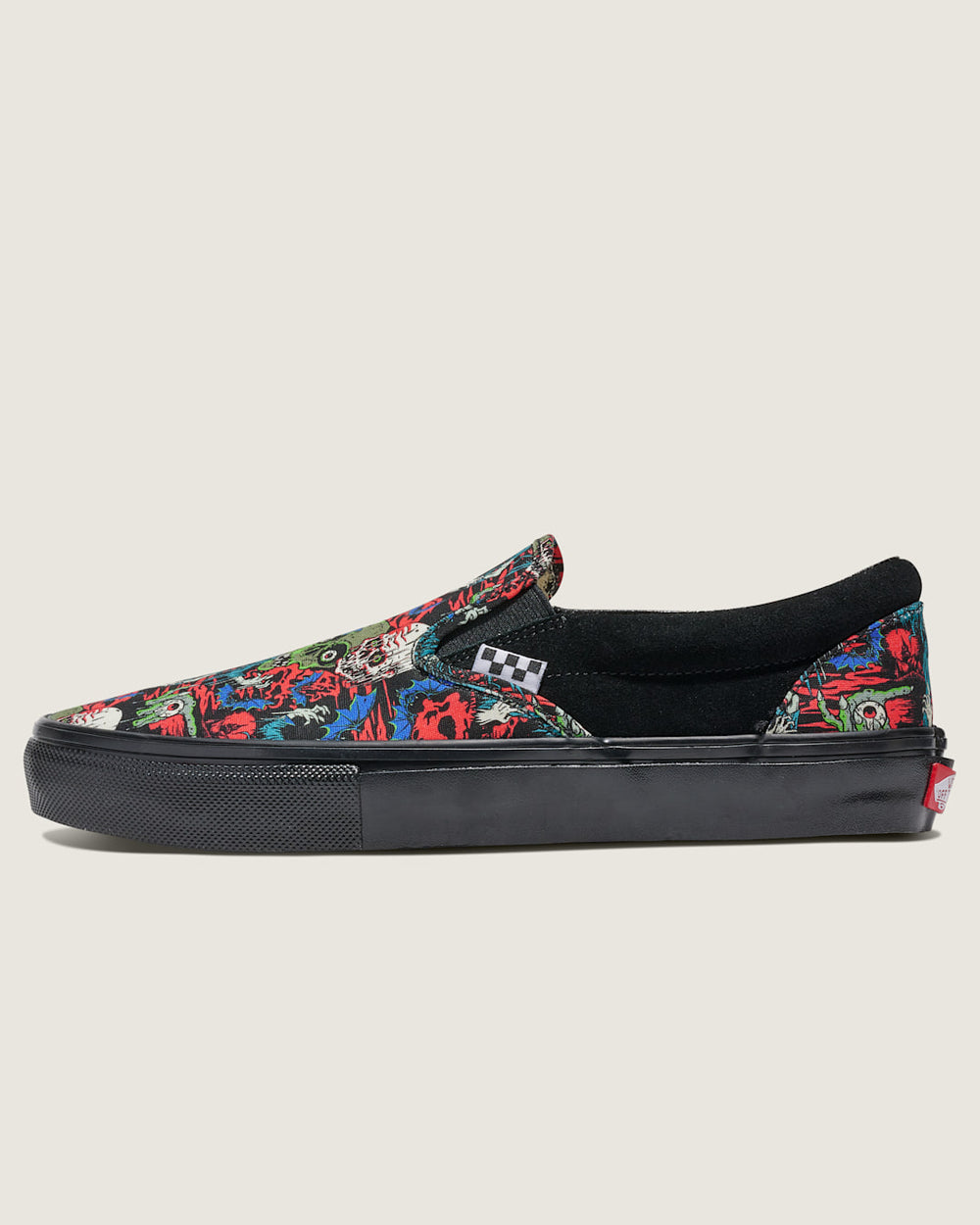 Customs Skate Slip-On Halloween Shoe in Customs | Vans on sale