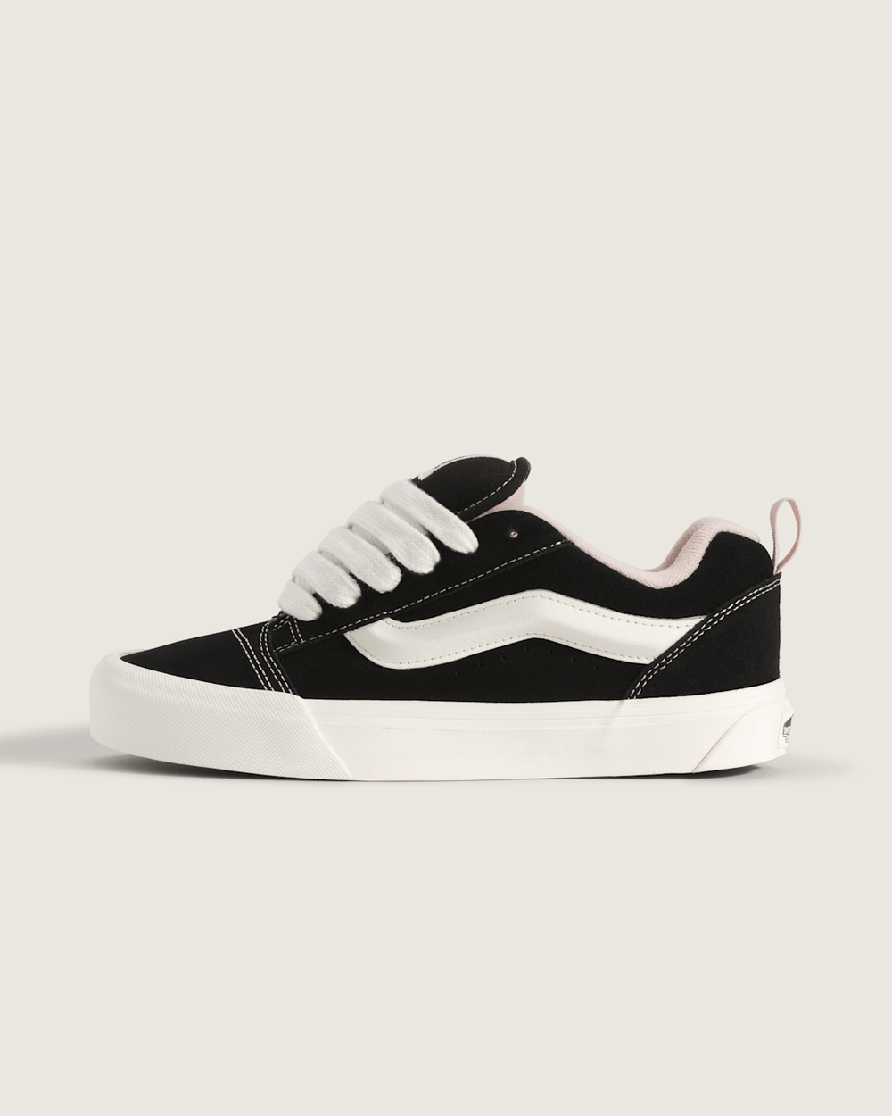 Knu Skool Shoe in Black / Sepia Rose Pink | Vans on sale