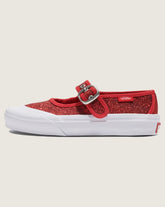 Little Kids Mary Jane Shoe in Glitter Red | Vans on sale