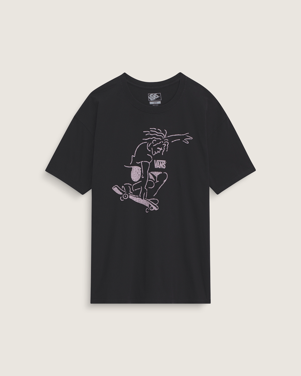 Waffle Shop Skate Crest T-Shirt in Black | Vans sale