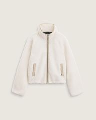 Misty Fog High Pile Jacket in Egret Beige | Vans discount