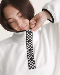 Check Mark Polar Sweatshirt in Egret White | Vans outlet