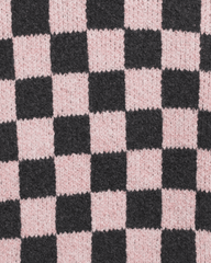 Cameron Sweater in Checkerboard Grey / Pink | Vans on sale