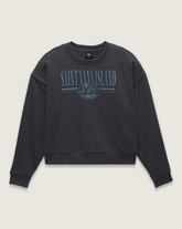 Retro Isle Graphic Crew Sweatshirt in Asphalt Grey | Vans outlet