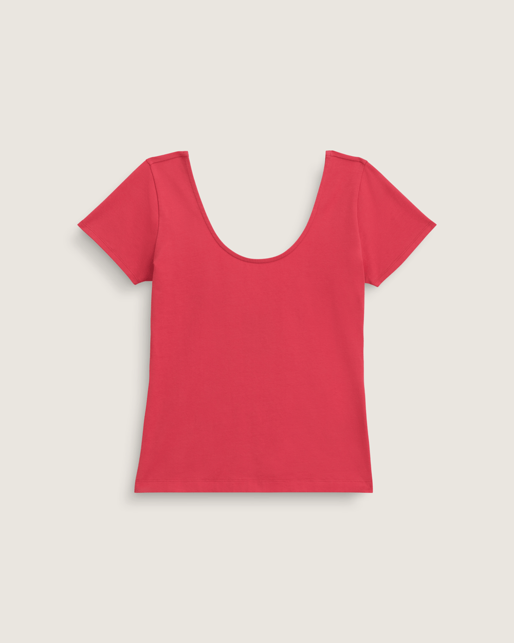 Double Scoop T-Shirt in Crimson Haze Red | Vans online