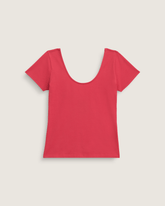 Double Scoop T-Shirt in Crimson Haze Red | Vans online