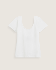 Double Scoop T-Shirt in True White | Vans near me