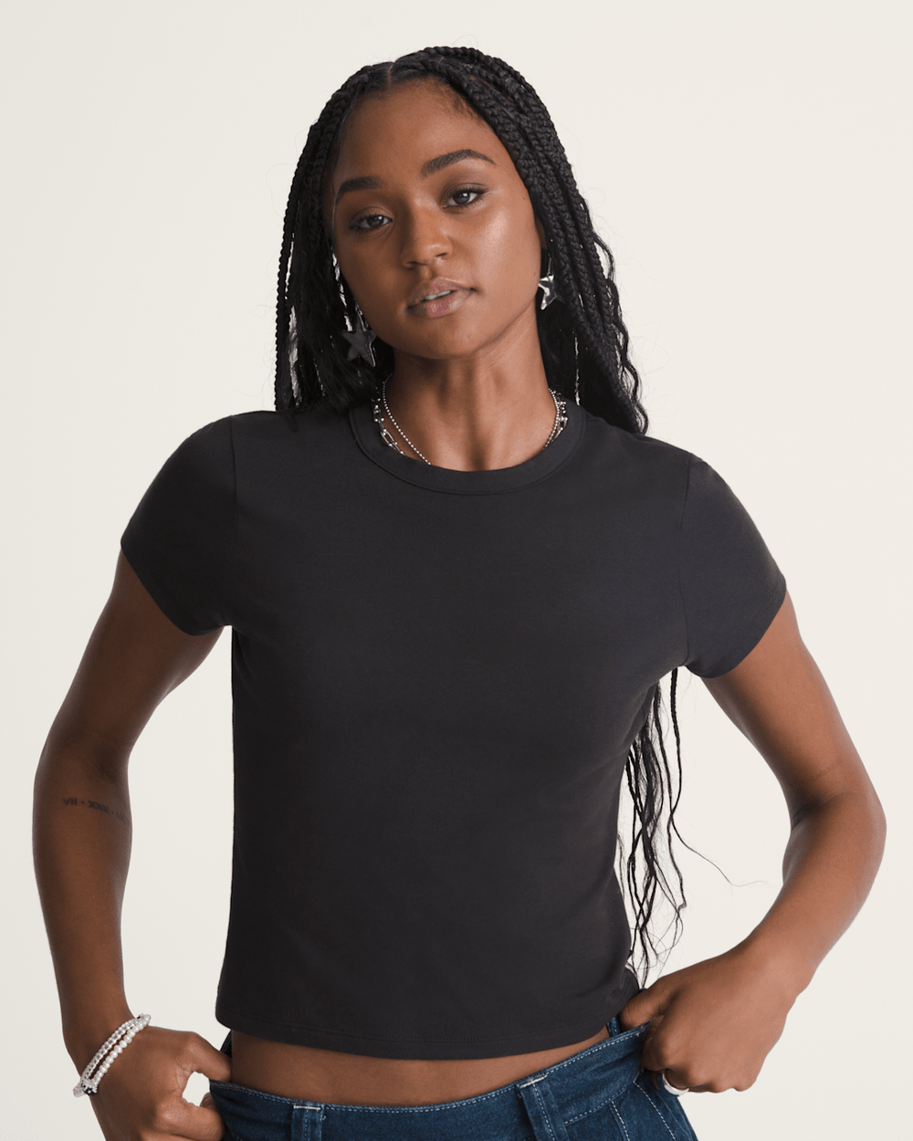 Jersey Knit Shirt in Black | Vans sale
