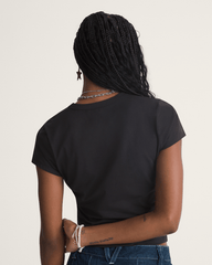 Jersey Knit Shirt in Black | Vans sale