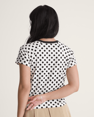 Gracie Raglan T-Shirt in Blanc De Blanc White | Vans sale