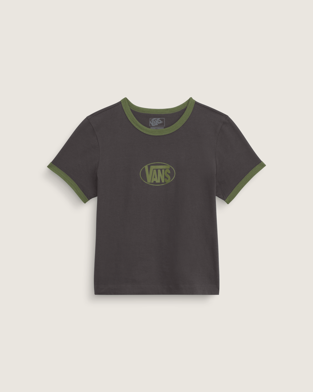 Circle V Ringer Tee in Faded Black | Vans sale