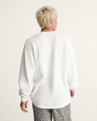 Navigate Long Sleeve Thermal Shirt in Egret White | Vans on sale