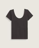 Double Scoop T-Shirt in Faded Black | Vans on sale