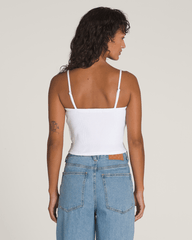 Drew Rib Tube Top in White | Vans outlet