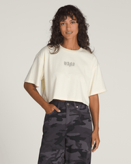 Grafitti Nightwash T-Shirt in Lemon Icing Cream White | Vans on sale