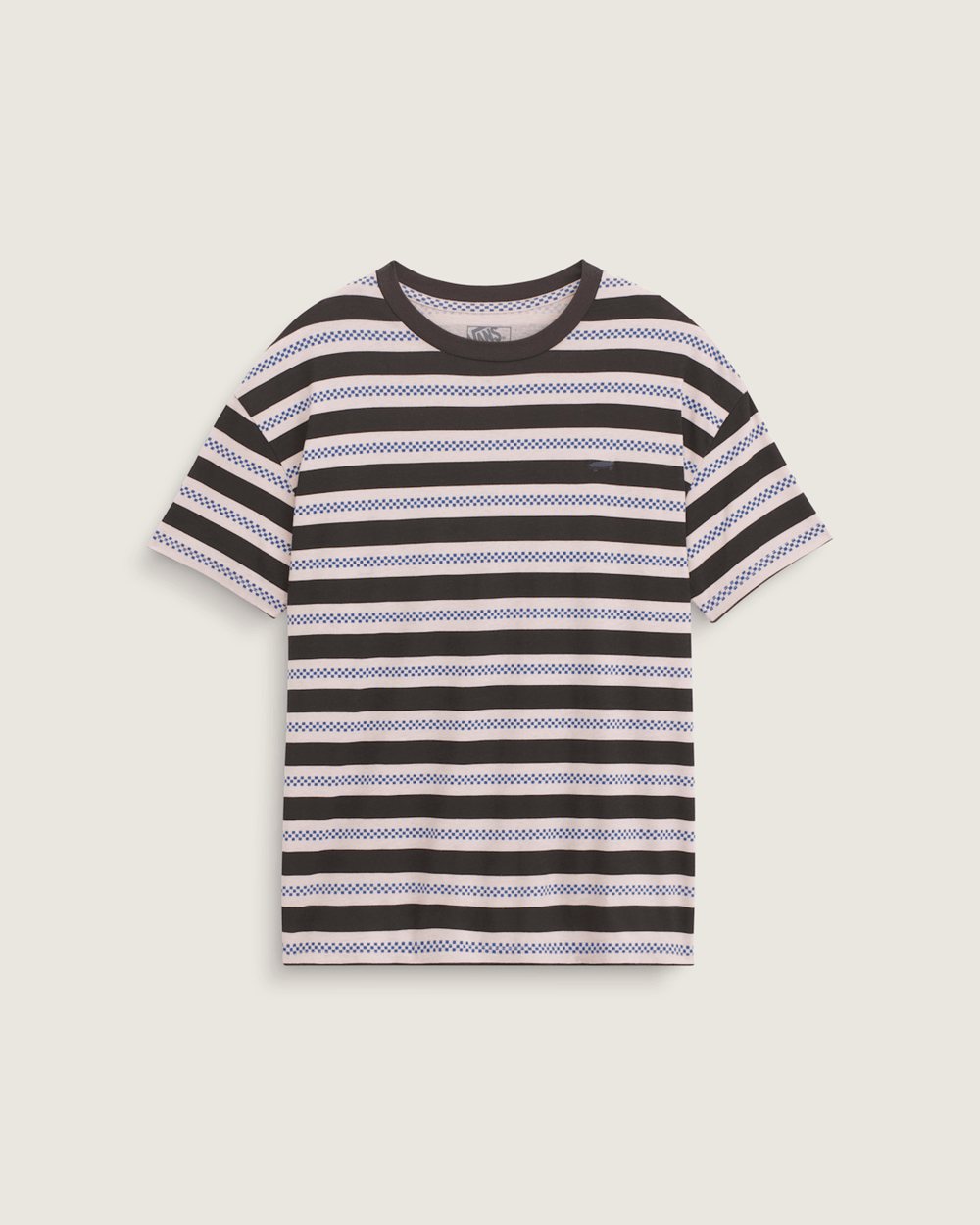 Salton Stripe Checkerboard T-Shirt in Checkerboard Sepia Rose Pink / Black | Vans near me
