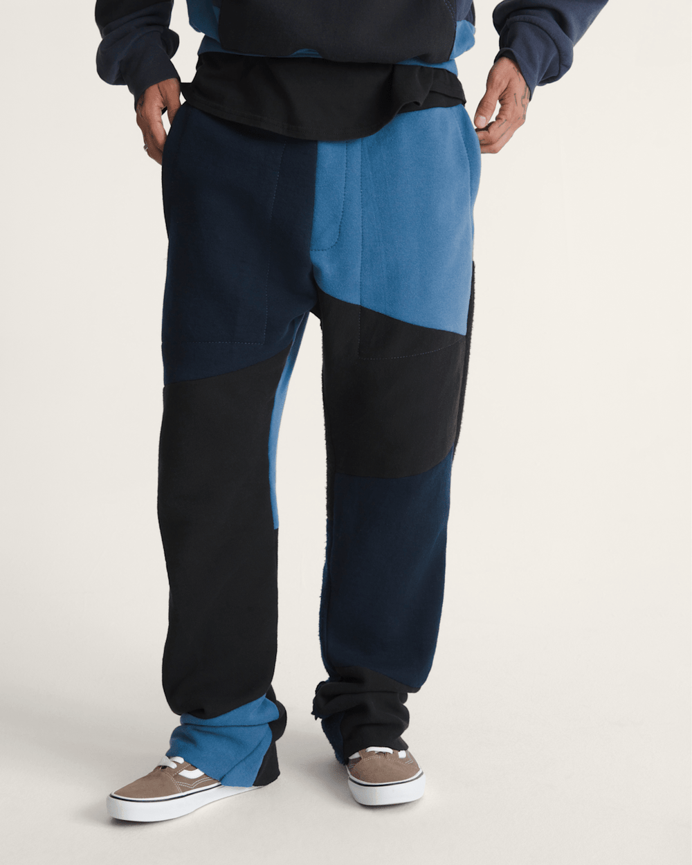 Waffle Shop Reimagined Pieced Sweatpants in Blue | Vans on sale