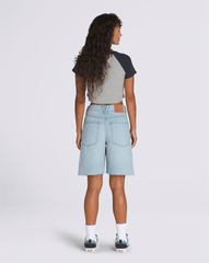Sirelle Cut-Off 9'' Jorts in Light Stonewash Blue | Vans near me