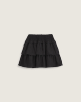 Ava Tiered Mini Skirt in Black | Vans discount