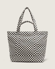 Tell All Zip Tote Bag in Checkerboard Black | Vans on sale