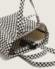 Tell All Zip Tote Bag in Checkerboard Black | Vans on sale