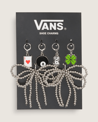 Vans Ws Lucky Shot Shoe Charm Set in Green / Black / White | Vans near me