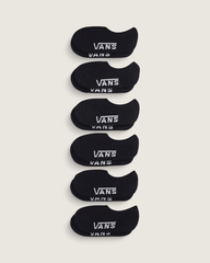Classic No Show Socks 6-Pack in Black | Vans outlet
