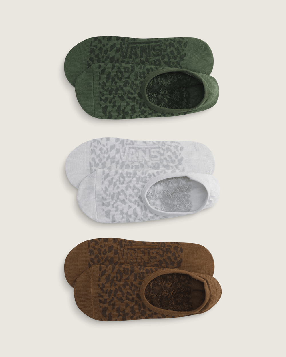 Fuego Canoodle Socks 3-Pack in Pine Forest Green | Vans outlet