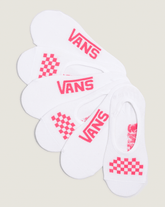 Kids Classic Canoodle Socks 3-Pack in White / Wild Orchid Pink | Vans sale