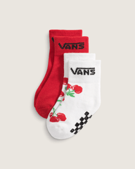 Kids Classic Crew Socks 2-Pack in Racing Red | Vans discount