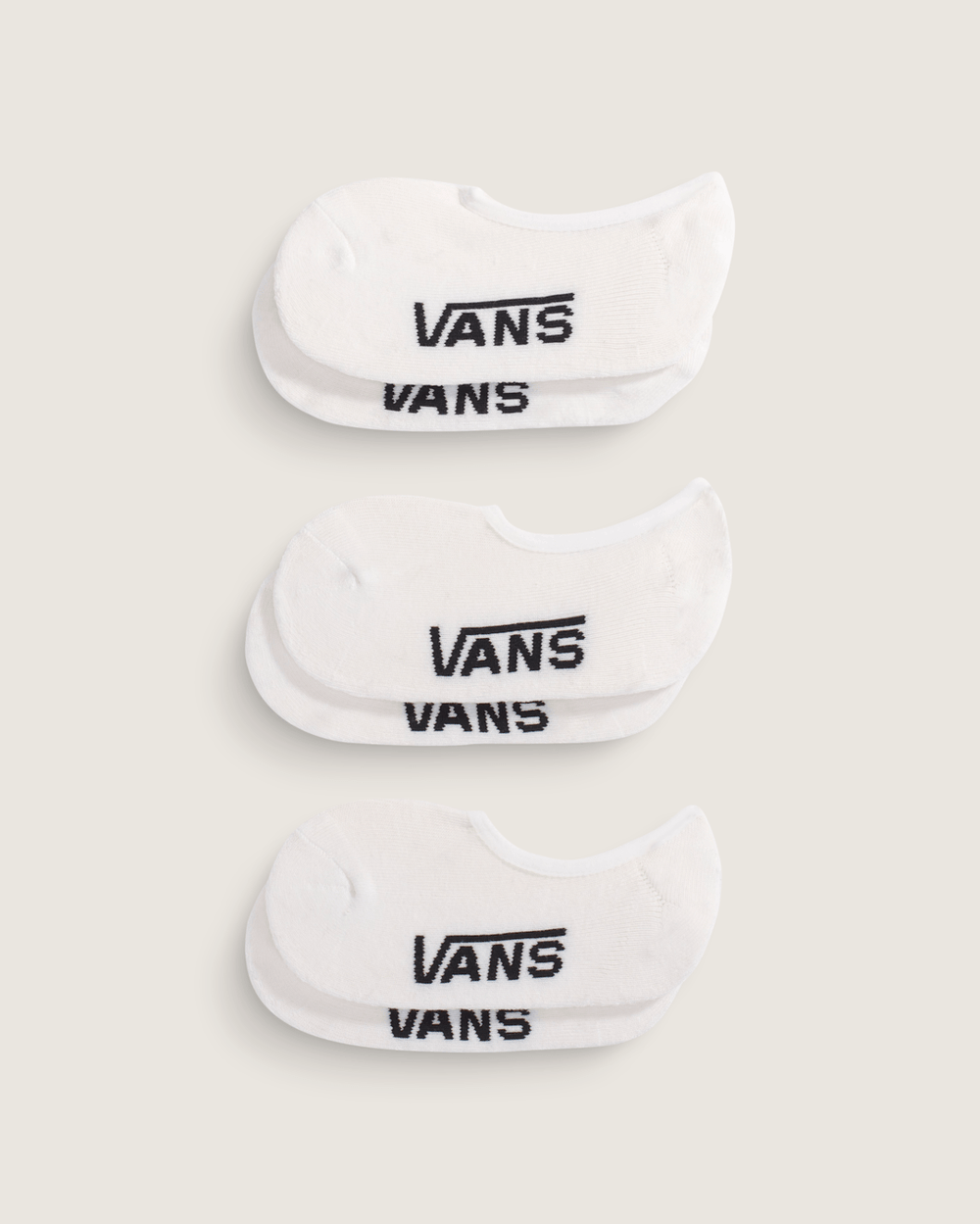 Kids Classic No Show Socks 3-Pack in White | Vans near me