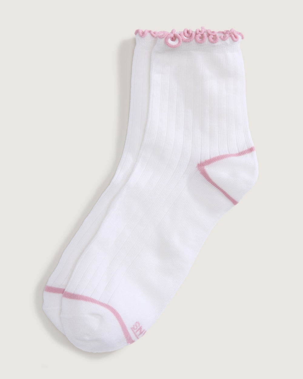 Lettuce Have It Half Crew Socks in White / Pink | Vans near me
