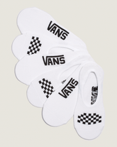 Kids Classic Canoodle Socks 3-Pack in White / Black | Vans on sale