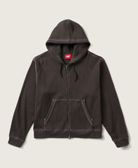 Skate Zip Thermal Hoodie in Faded Black | Vans on sale
