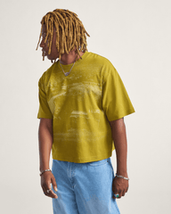 Skate Hillz Bomb Short T-Shirt by Atiba Jefferson in Atiba Burnt Gold Yellow | Vans on sale