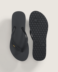 Makena Sandal in Black / Gold Yellow | Vans near me