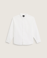 Lawson Solid Oxford Long Sheeve Shirt in White | Vans discount