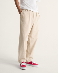 OTW by Vans Back Pleated Trousers in Creme Brulee Beige | Vans outlet