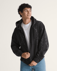 Prickler Patch Zip Hoodie in Black | Vans discount