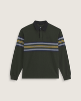 Surge Rugby Long Sleeve Shirt in Dried Kelp Green | Vans sale