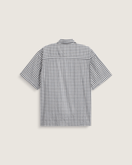 Larkspur Mini Plaid Shirt in White / Black | Vans outlet