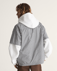 Larkspur Mini Plaid Shirt in White / Black | Vans outlet